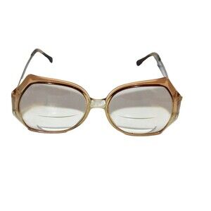 Vtg 80s Tura Oversized Drop Arm Eyeglasses Glasses Frames Womens BIG MOD 378
